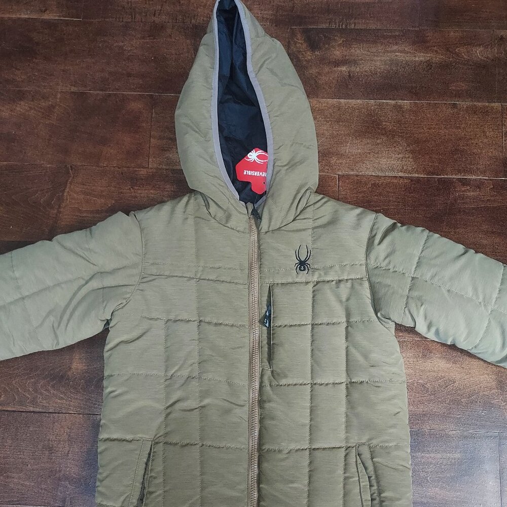 Big Kids Spyder Winter Jacket (REVERSIBLE)